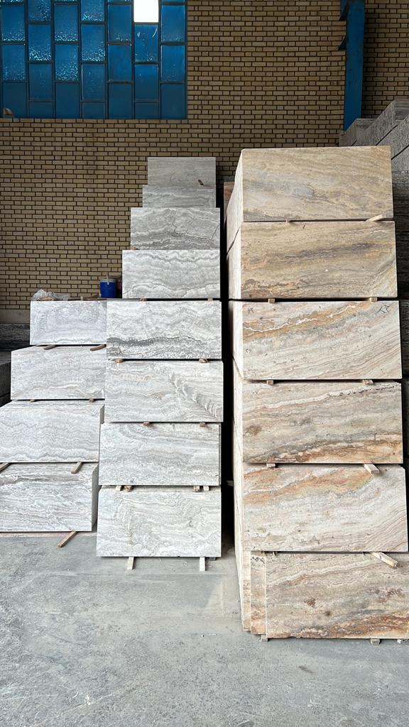 رخام ترافنتينو بيج ورمادي